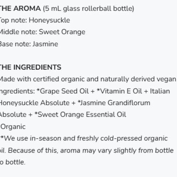 Honeysuckle Reserve Roll On Aroma - Picture 3 of 3